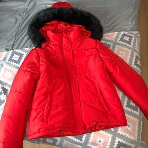 Red jacket